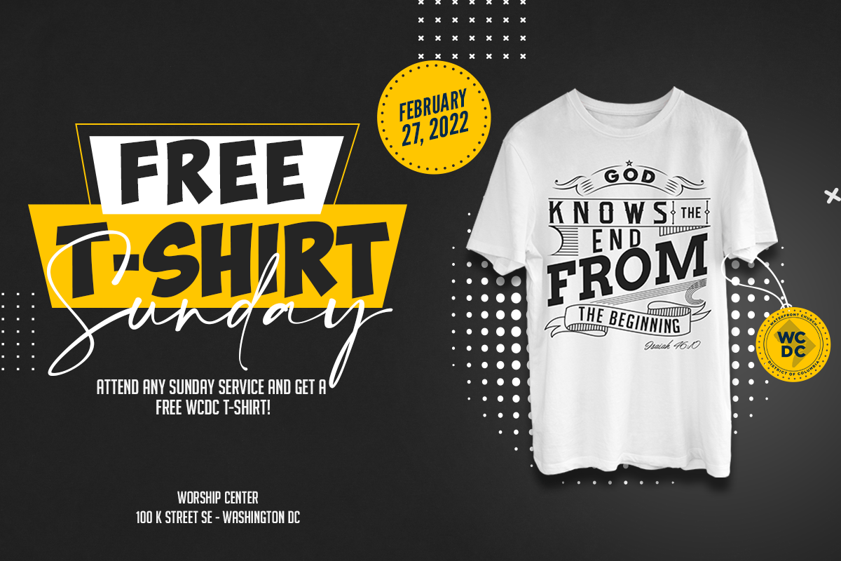 Free T-Shirt Sunday